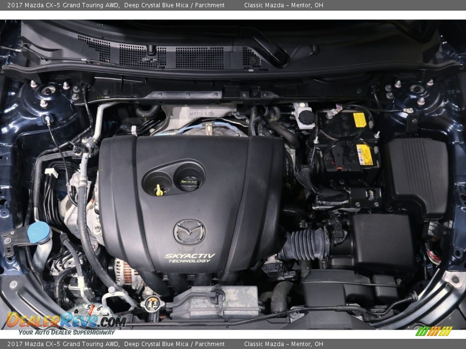 2017 Mazda CX-5 Grand Touring AWD Deep Crystal Blue Mica / Parchment Photo #20