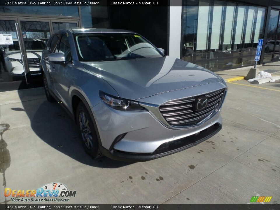 2021 Mazda CX-9 Touring Sonic Silver Metallic / Black Photo #1