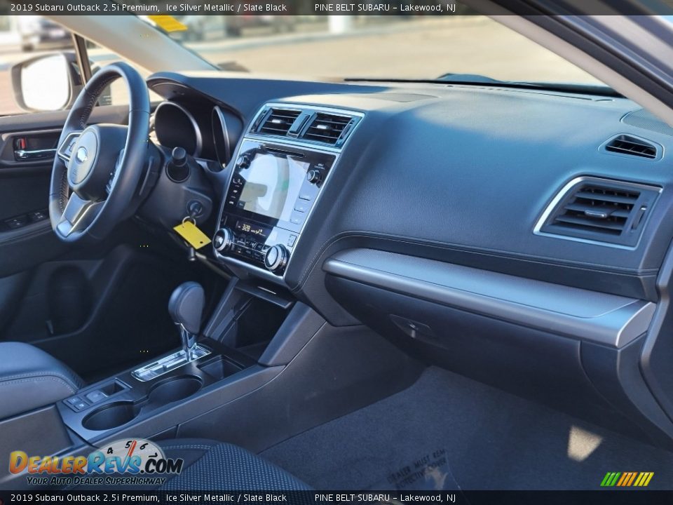 2019 Subaru Outback 2.5i Premium Ice Silver Metallic / Slate Black Photo #23