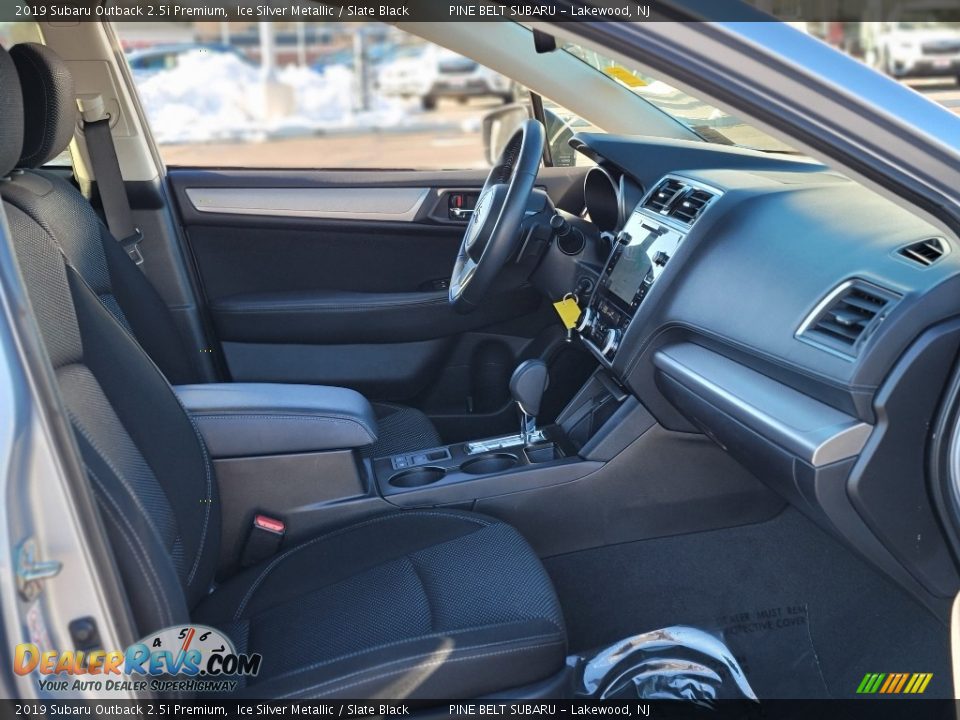 2019 Subaru Outback 2.5i Premium Ice Silver Metallic / Slate Black Photo #24