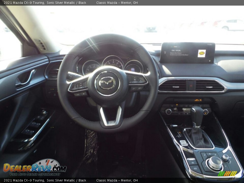 2021 Mazda CX-9 Touring Sonic Silver Metallic / Black Photo #4