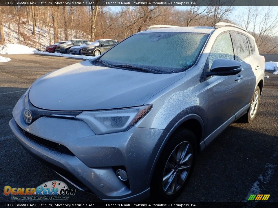 2017 Toyota RAV4 Platinum Silver Sky Metallic / Ash Photo #1