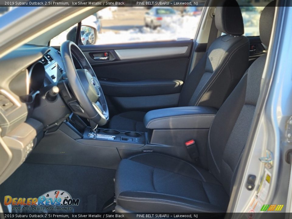 2019 Subaru Outback 2.5i Premium Ice Silver Metallic / Slate Black Photo #34