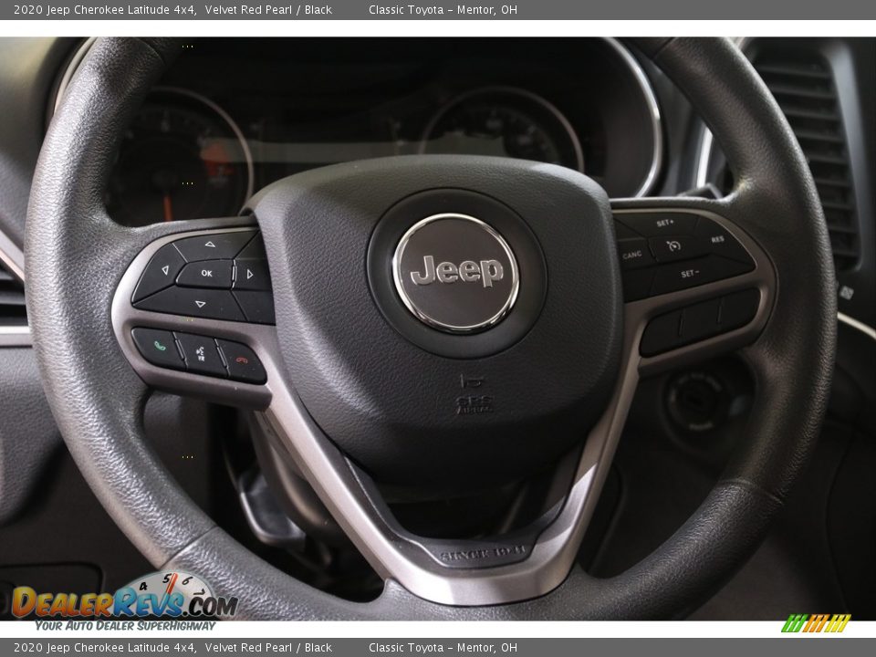 2020 Jeep Cherokee Latitude 4x4 Velvet Red Pearl / Black Photo #7