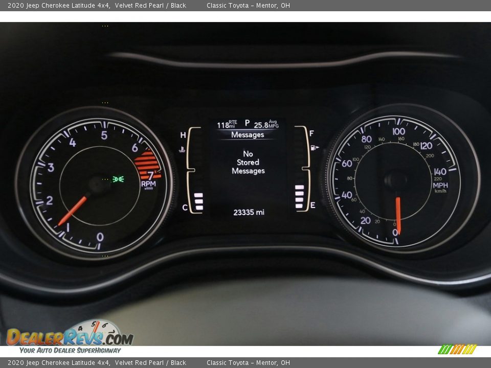 2020 Jeep Cherokee Latitude 4x4 Velvet Red Pearl / Black Photo #8