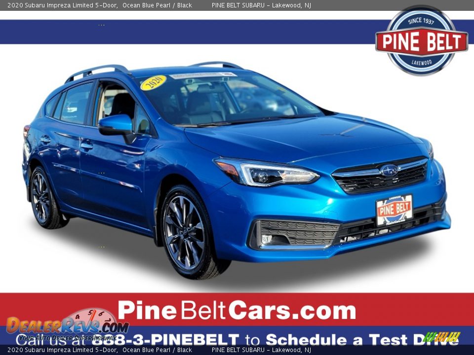 2020 Subaru Impreza Limited 5-Door Ocean Blue Pearl / Black Photo #1