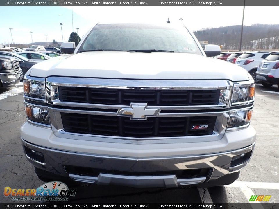 2015 Chevrolet Silverado 1500 LT Crew Cab 4x4 White Diamond Tricoat / Jet Black Photo #3