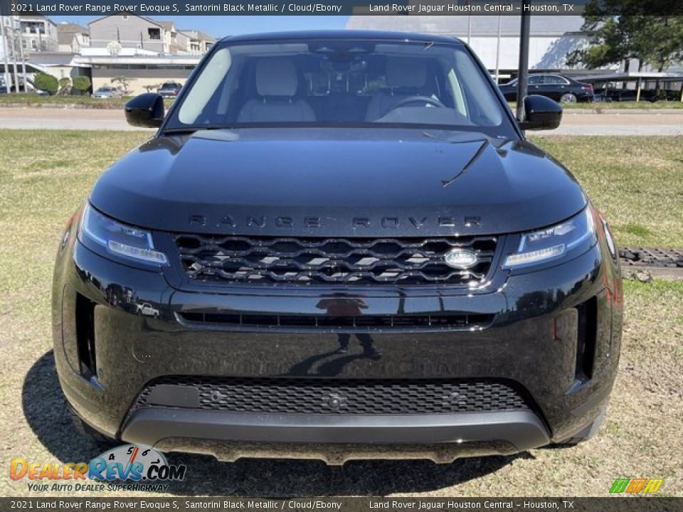 2021 Land Rover Range Rover Evoque S Santorini Black Metallic / Cloud/Ebony Photo #10