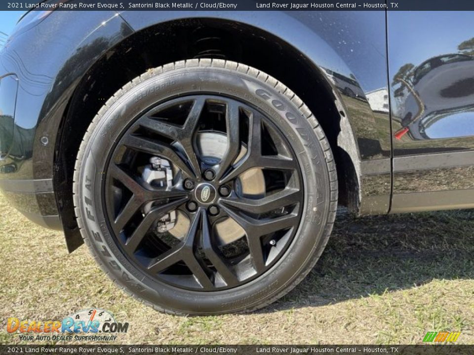 2021 Land Rover Range Rover Evoque S Santorini Black Metallic / Cloud/Ebony Photo #11