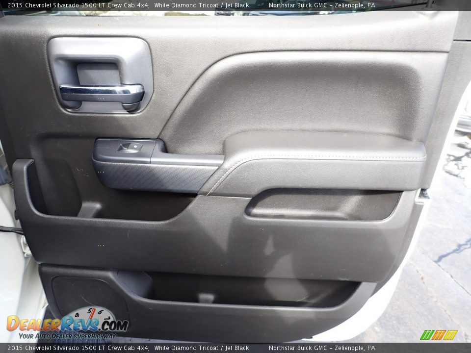 2015 Chevrolet Silverado 1500 LT Crew Cab 4x4 White Diamond Tricoat / Jet Black Photo #7