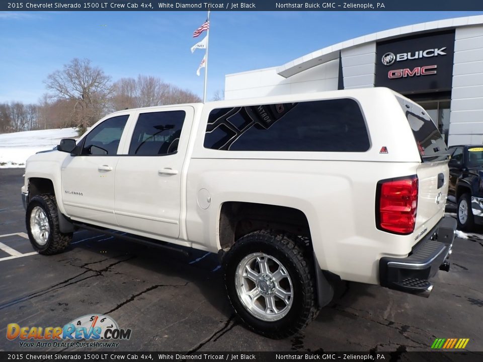 2015 Chevrolet Silverado 1500 LT Crew Cab 4x4 White Diamond Tricoat / Jet Black Photo #11