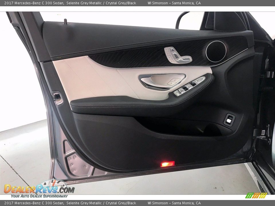 2017 Mercedes-Benz C 300 Sedan Selenite Grey Metallic / Crystal Grey/Black Photo #26