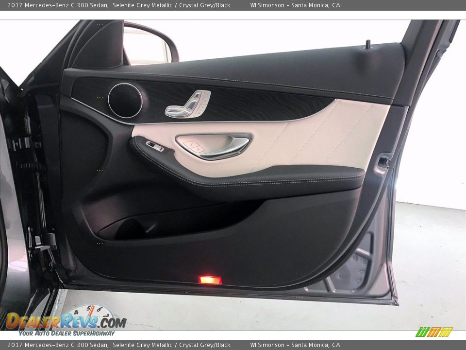 2017 Mercedes-Benz C 300 Sedan Selenite Grey Metallic / Crystal Grey/Black Photo #27