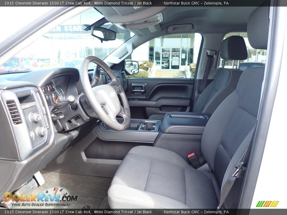 2015 Chevrolet Silverado 1500 LT Crew Cab 4x4 White Diamond Tricoat / Jet Black Photo #15