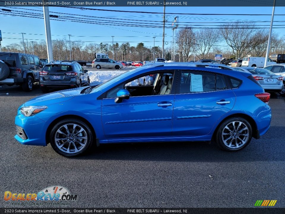 2020 Subaru Impreza Limited 5-Door Ocean Blue Pearl / Black Photo #16