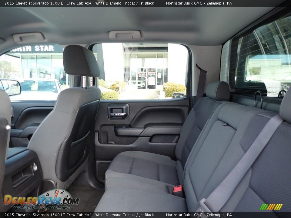 2015 Chevrolet Silverado 1500 LT Crew Cab 4x4 White Diamond Tricoat / Jet Black Photo #16
