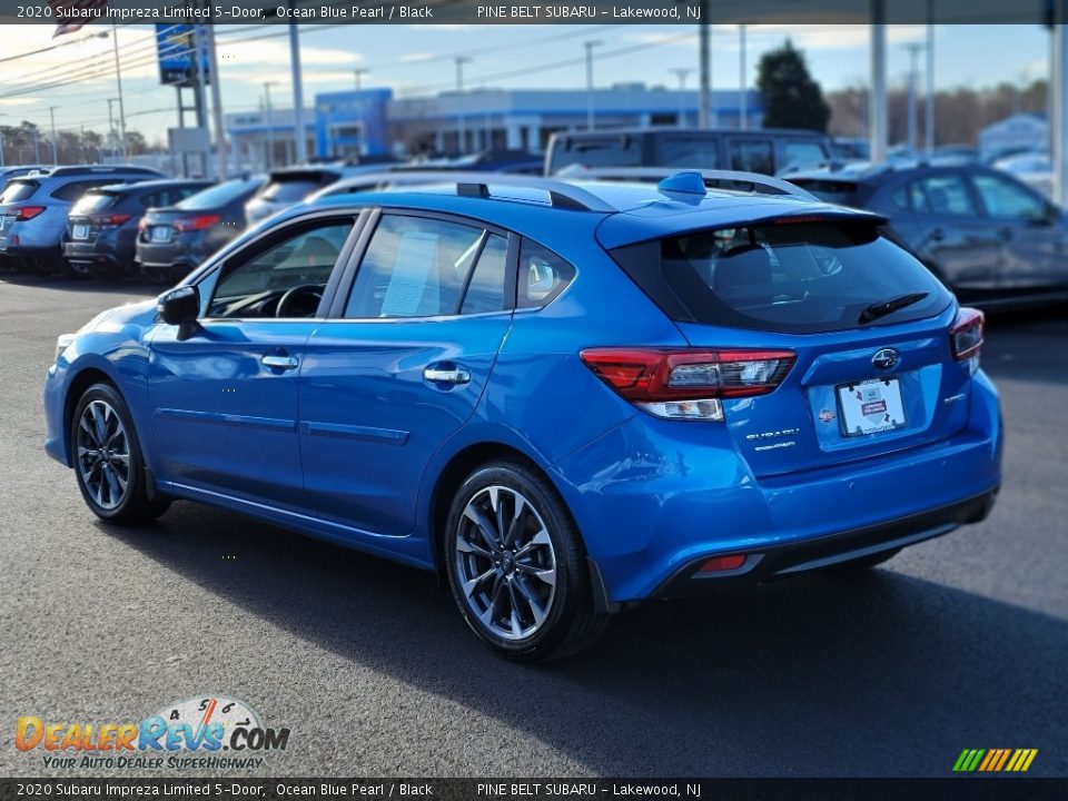 2020 Subaru Impreza Limited 5-Door Ocean Blue Pearl / Black Photo #18