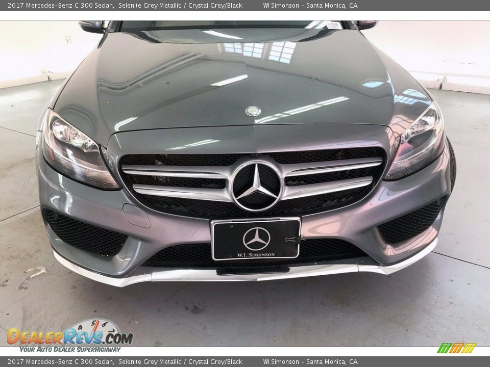 2017 Mercedes-Benz C 300 Sedan Selenite Grey Metallic / Crystal Grey/Black Photo #30
