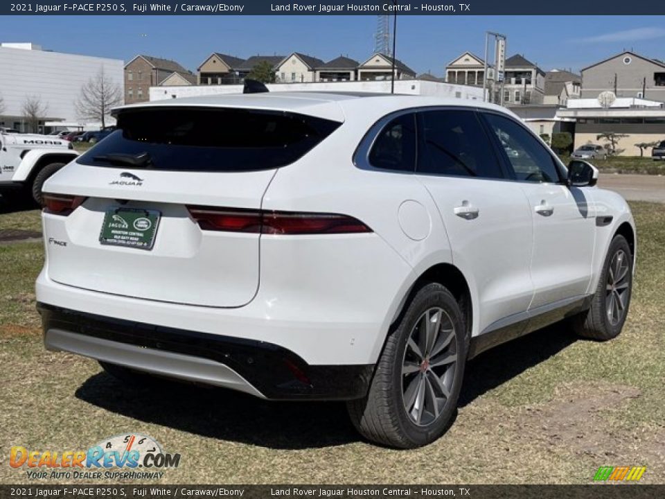 2021 Jaguar F-PACE P250 S Fuji White / Caraway/Ebony Photo #3