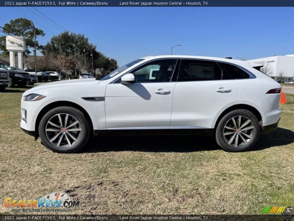 2021 Jaguar F-PACE P250 S Fuji White / Caraway/Ebony Photo #7