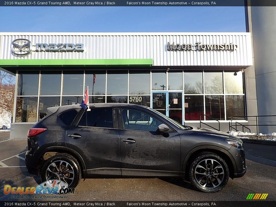 2016 Mazda CX-5 Grand Touring AWD Meteor Gray Mica / Black Photo #1