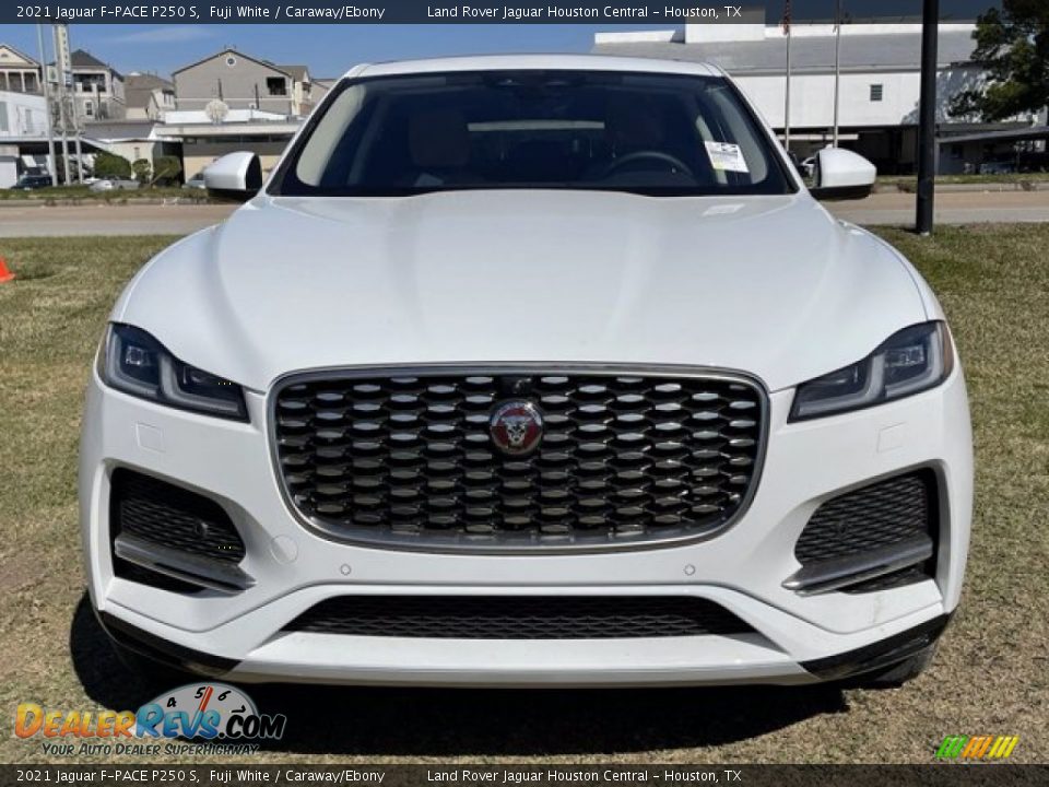 2021 Jaguar F-PACE P250 S Fuji White / Caraway/Ebony Photo #10