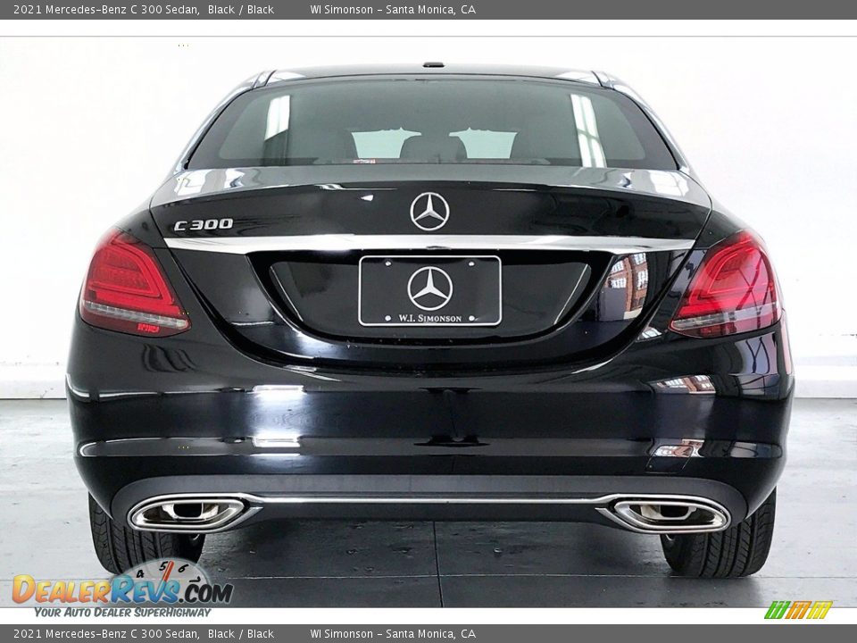 2021 Mercedes-Benz C 300 Sedan Black / Black Photo #3