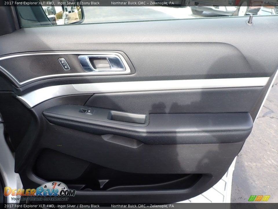 2017 Ford Explorer XLT 4WD Ingot Silver / Ebony Black Photo #7