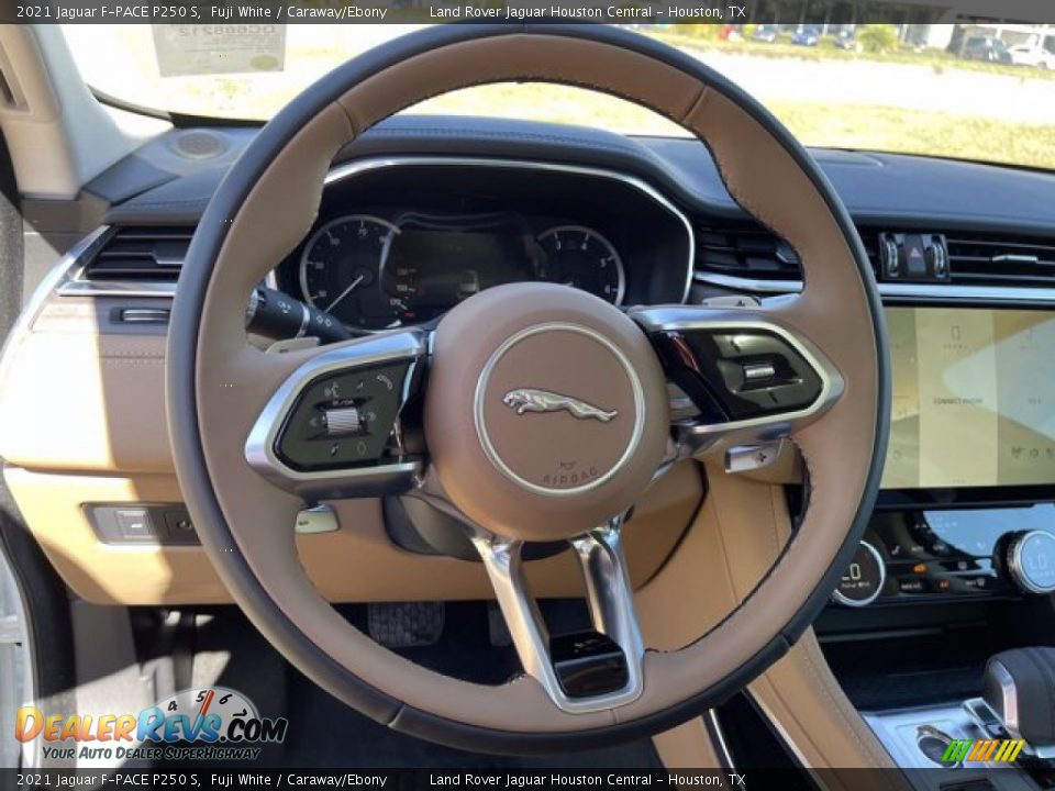 2021 Jaguar F-PACE P250 S Steering Wheel Photo #19