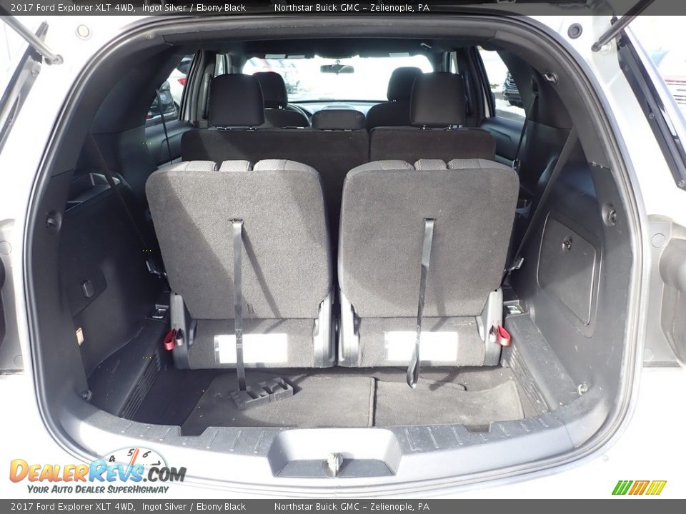 2017 Ford Explorer XLT 4WD Ingot Silver / Ebony Black Photo #11