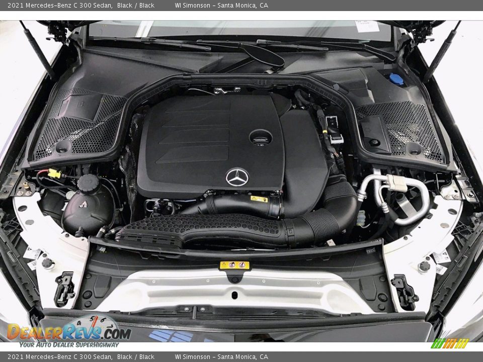 2021 Mercedes-Benz C 300 Sedan Black / Black Photo #8