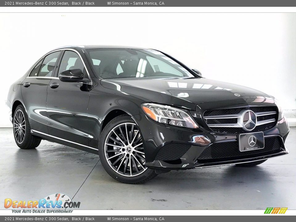 2021 Mercedes-Benz C 300 Sedan Black / Black Photo #12