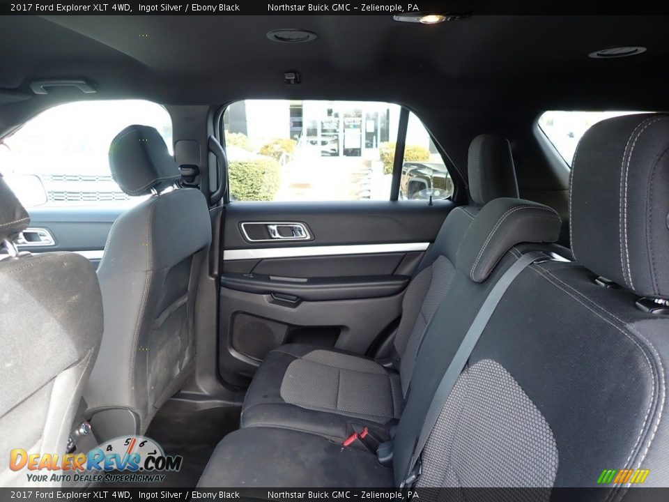 2017 Ford Explorer XLT 4WD Ingot Silver / Ebony Black Photo #17