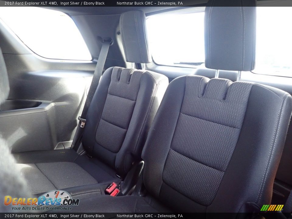 2017 Ford Explorer XLT 4WD Ingot Silver / Ebony Black Photo #18