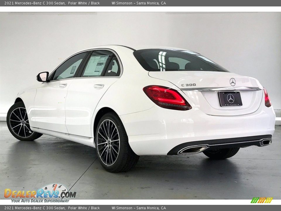 2021 Mercedes-Benz C 300 Sedan Polar White / Black Photo #2