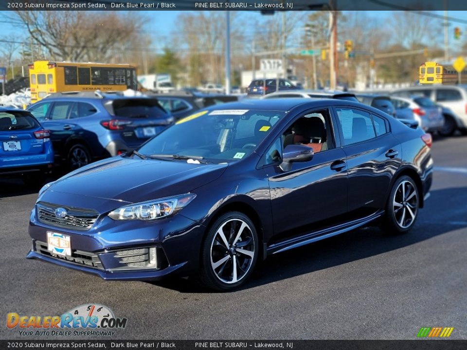 2020 Subaru Impreza Sport Sedan Dark Blue Pearl / Black Photo #15