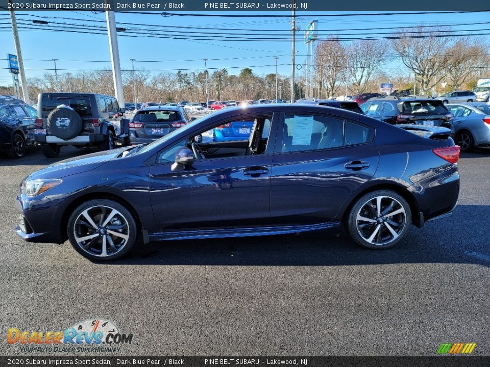 2020 Subaru Impreza Sport Sedan Dark Blue Pearl / Black Photo #16