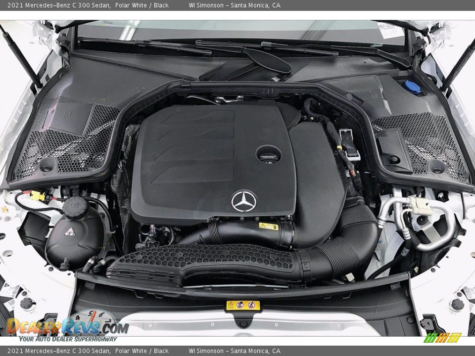 2021 Mercedes-Benz C 300 Sedan Polar White / Black Photo #8