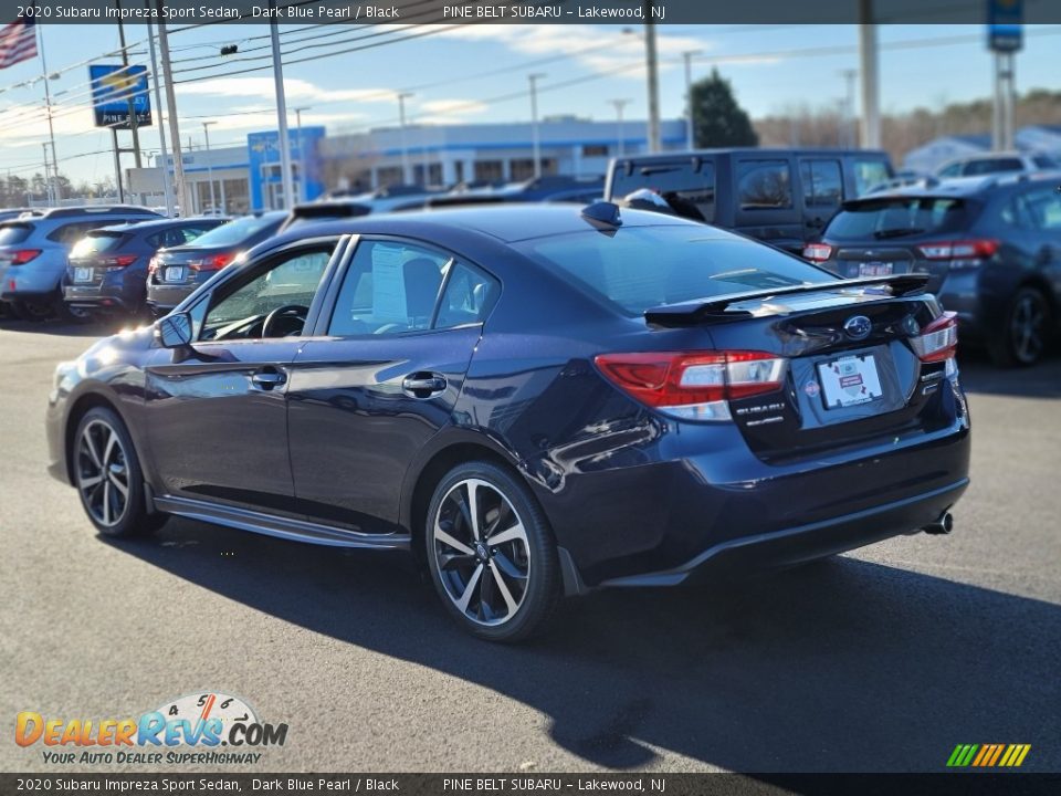 2020 Subaru Impreza Sport Sedan Dark Blue Pearl / Black Photo #18