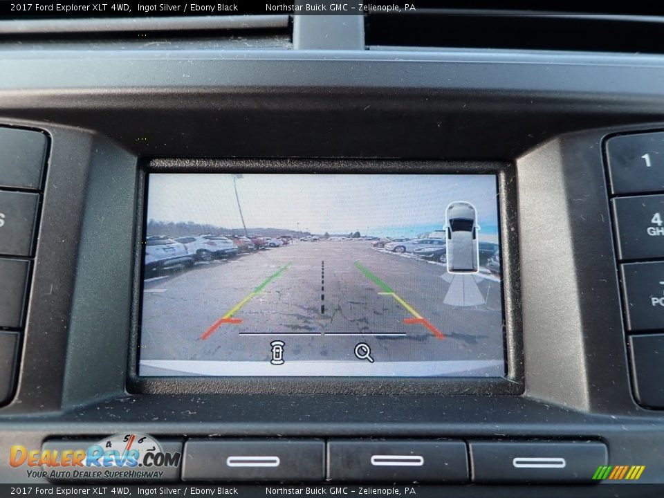 2017 Ford Explorer XLT 4WD Ingot Silver / Ebony Black Photo #25