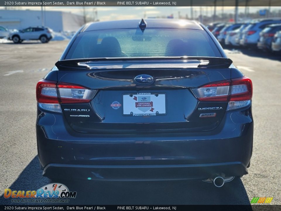 2020 Subaru Impreza Sport Sedan Dark Blue Pearl / Black Photo #19