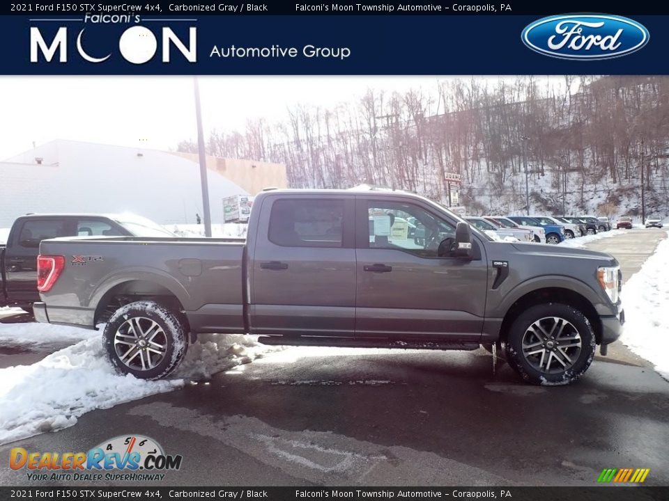 2021 Ford F150 STX SuperCrew 4x4 Carbonized Gray / Black Photo #1