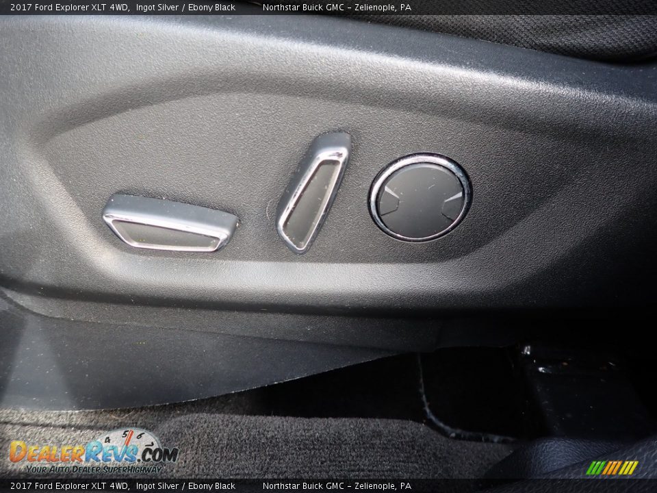 2017 Ford Explorer XLT 4WD Ingot Silver / Ebony Black Photo #27