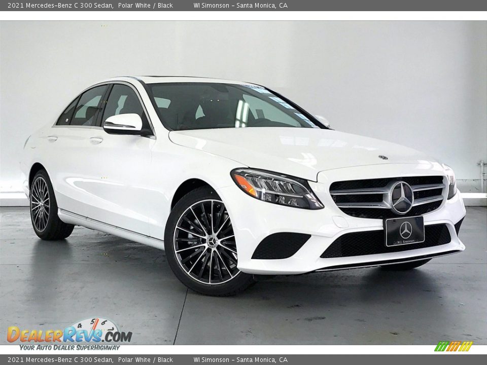 2021 Mercedes-Benz C 300 Sedan Polar White / Black Photo #12