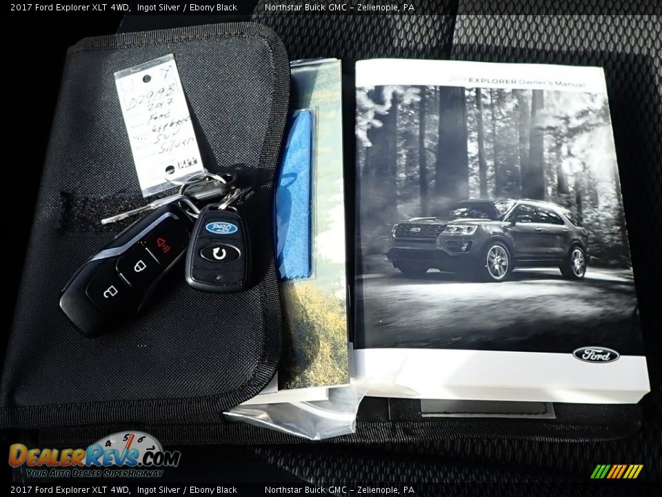 2017 Ford Explorer XLT 4WD Ingot Silver / Ebony Black Photo #29