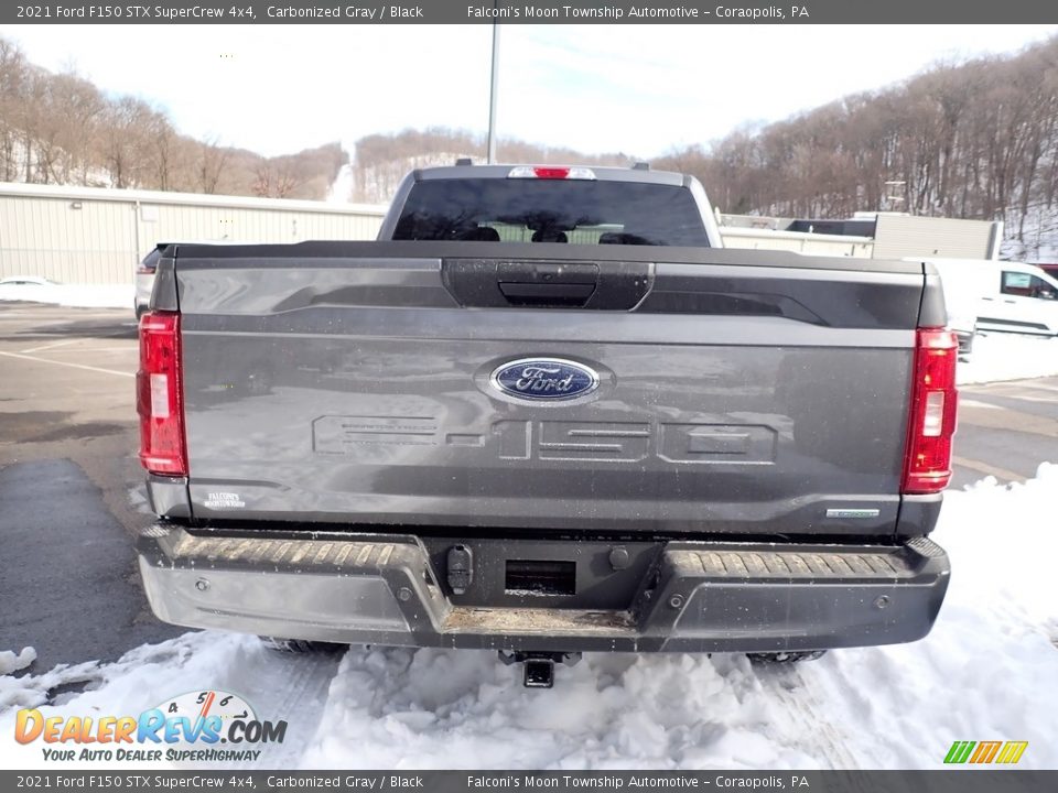 2021 Ford F150 STX SuperCrew 4x4 Carbonized Gray / Black Photo #4