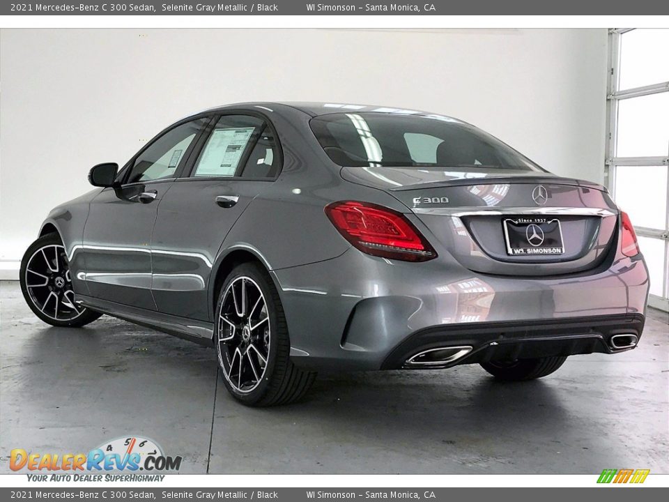 2021 Mercedes-Benz C 300 Sedan Selenite Gray Metallic / Black Photo #2