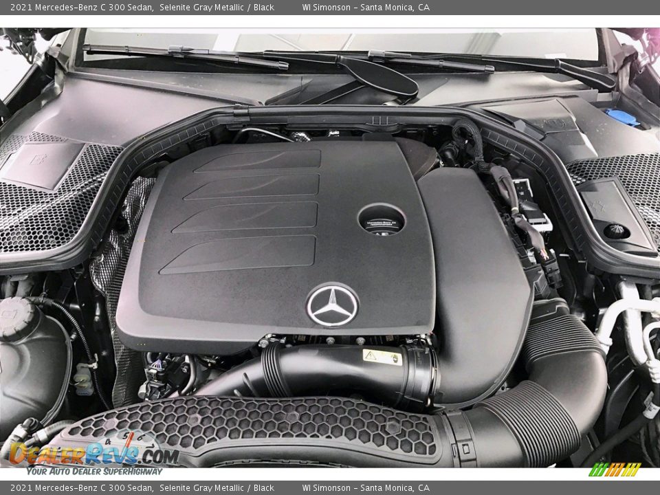 2021 Mercedes-Benz C 300 Sedan Selenite Gray Metallic / Black Photo #8