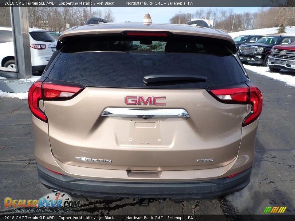 2018 GMC Terrain SLE AWD Coppertino Metallic / ­Jet Black Photo #9