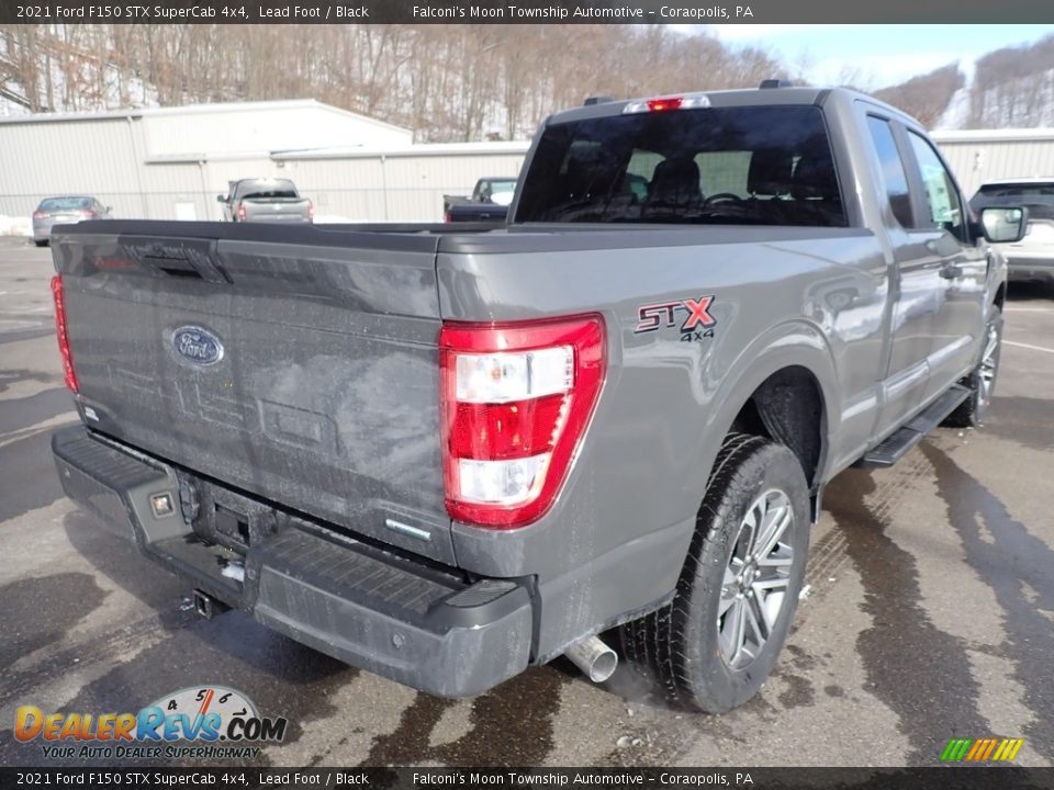 2021 Ford F150 STX SuperCab 4x4 Lead Foot / Black Photo #2